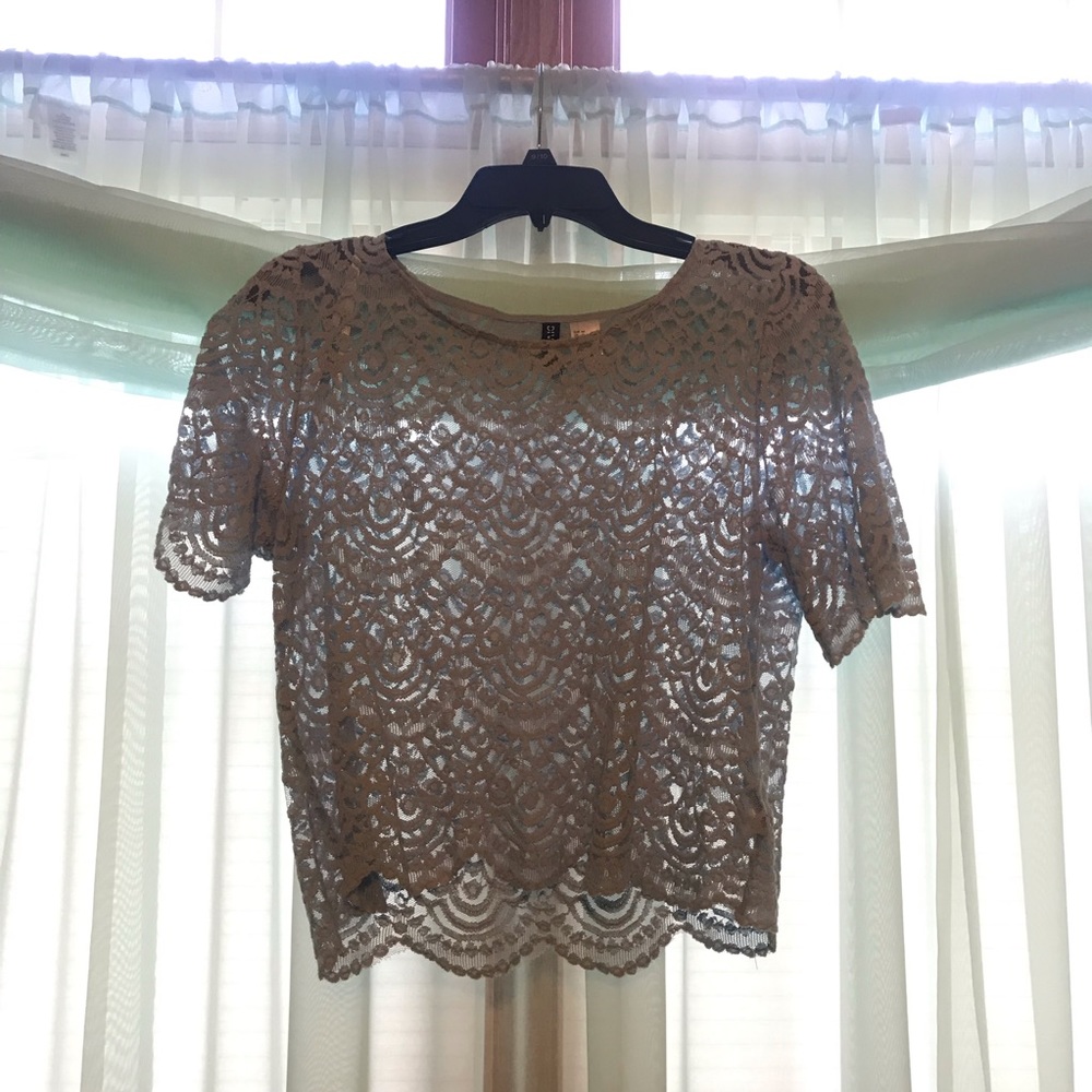 H&M Lace Overshirt